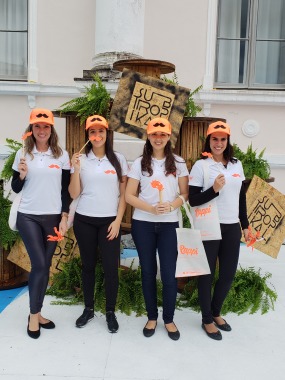 Ação  Rappi no evento Subtropikal 