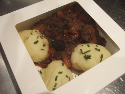 Daube de bœuf à la provençale et purée