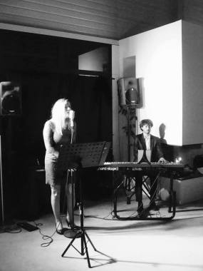 Animation musicale Jazz-Lounge pour l' anniversaire de l'entreprise "Au coin du feu" (82).