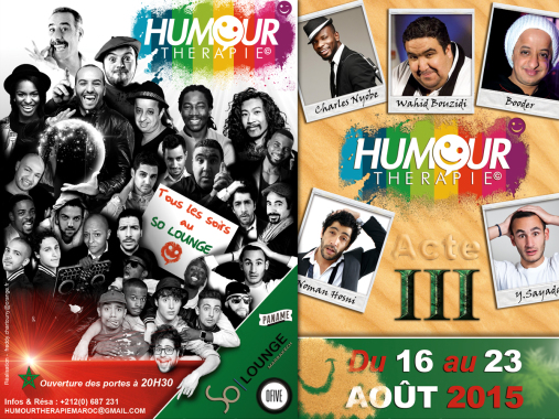 Création flyer pour Humour Thérapie