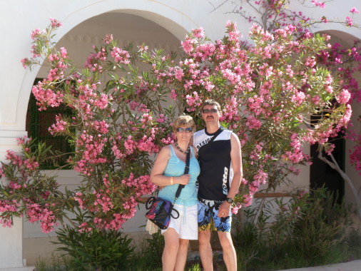 Photo de mes parents prise à Djerba.