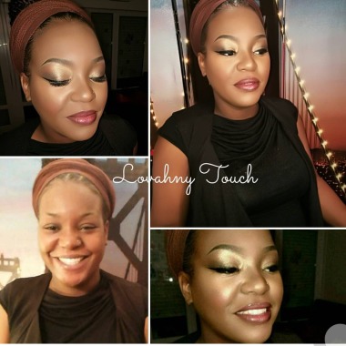 Maquillage soirée 90E faux cils et pose inclus