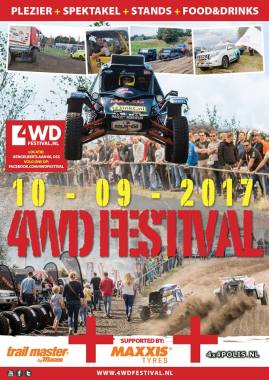 Official poster voor 4WD Festival editie 2017.
