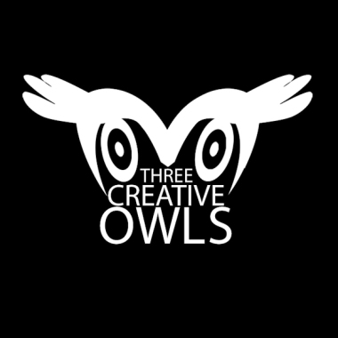 Three Creative Owls