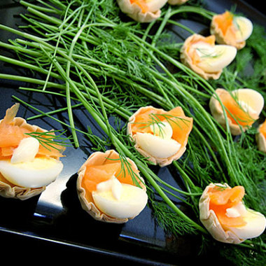 Fish boutique canapés