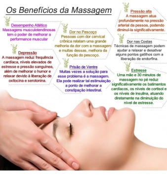 Benefícios de uma boa massagem