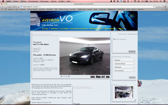Mise en place de la marque, création des supports de communication, site Internet administratible et d'un PLV dynamique sur un second point de vente…
www.aveyron-vo.com