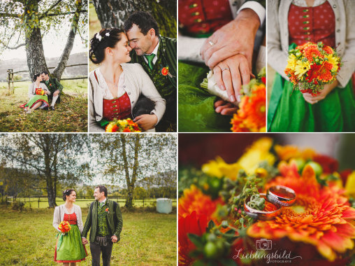Trachtenhochzeit im Oktober 2016