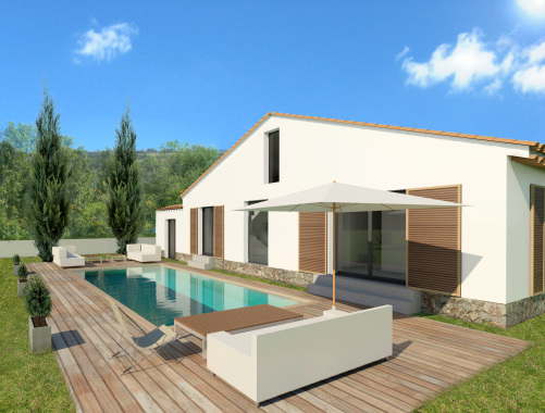 Maison individuelle, Saint-Tropez (83), 2014 - Réhabilitation - 100 m²