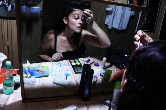Backstages. 
Ritratto d'attrice