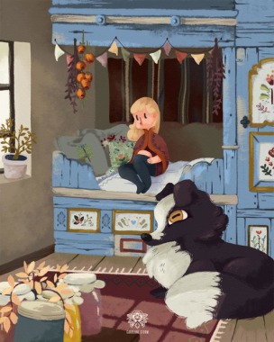 Illustration digitale pour livre pour enfants