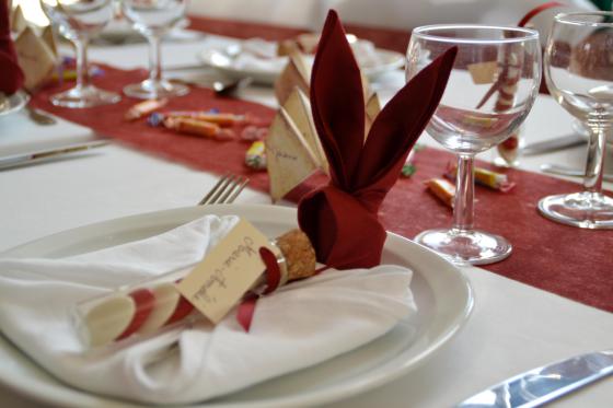 décoration mariage thème école