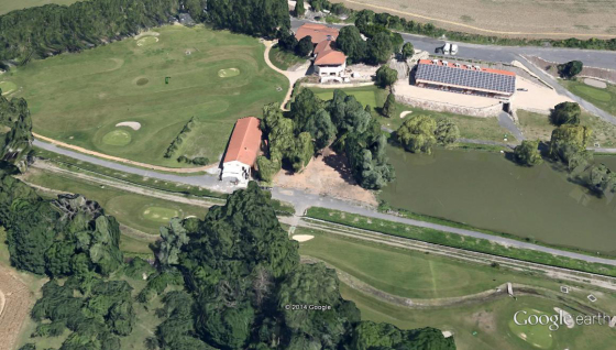 Vue aérienne du Domaine