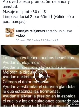 Masajes relajantes 