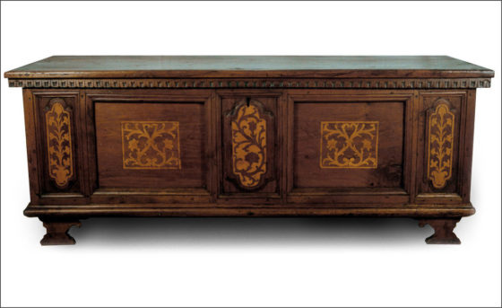 Restauración de arcón lombardo (XVII)
