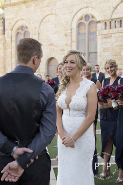 Candid wedding photography