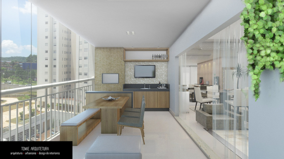 Design de interiores para apto. em Alphaville | 2015