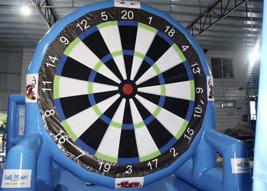 cible géante gonflable