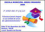 Convite formatura
