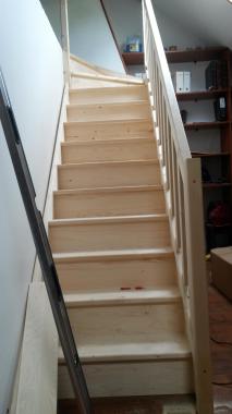 Pose d un escalier