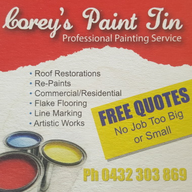 Corey'S Paint Tin