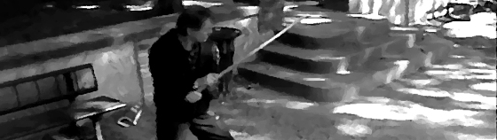 Travail au Bokken, le sabre de bois de l'Aiki-Kenjutsu