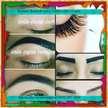Tintado de cejas
