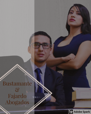 Bustamante&Fajardo Abogados es una firma que se orienta a proporcionar los mejores servicios según los interes, necesidad y prioridades de nuestros clientes. Trabajamos en equipo para aumentar la productividad y eficiencia de cada uno de los profesionales que lo integran, nuestra especialización en las diferentes áreas jurídicas determina un servicio legal de alto nivel técnico con soluciones legales personalizadas.  Contáctanos: Telf:0987282573 -  098 419 9110 bustamantefajardo.abogados@gmail.com