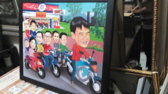 cetak kanvas ukuran 40x50 cm