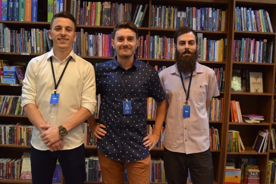 Fundadores da empresa Tuhl (Daniel, Eduardo, Éber)