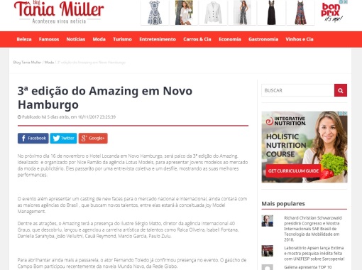 Blog Tânia Muller - Lotus Models