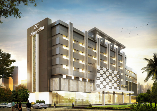 Redesain Facade Hotel Nagoya Batam