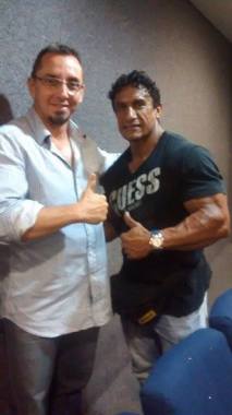 Con Ricardo Plata
