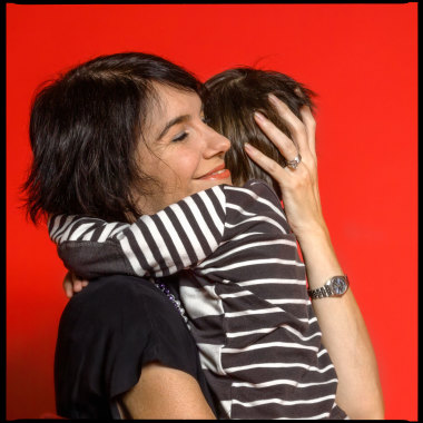 Sara con il figlio Ritratto realizzato per il compleanno del piccolo