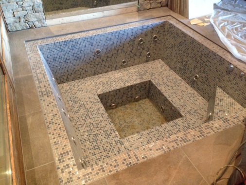 Spa dans chalet