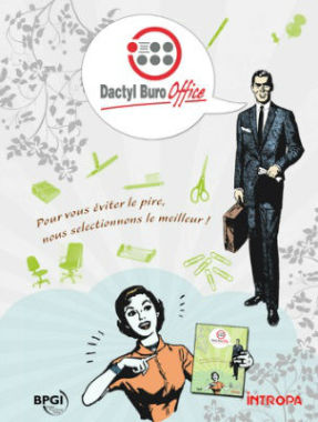 Proposition de couverture de catalogue pour Dactyl Buro Office - 2012