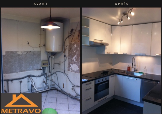 Metravo Lille, rénovation complète de cuisine dans la région Lilloise.