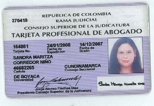 tarjeta profesional 