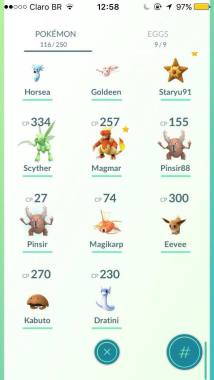 Meu Dratini e outras raridades.