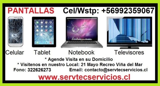 PANTALLA NOTEBOOK TELEVISOR CELULAR TABLET