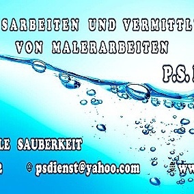 P.S.Dienst  Reinigungsarbeiten Und Vermittlung Von Malerarbeiten