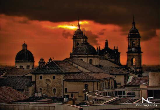 Bogotá atardecer
