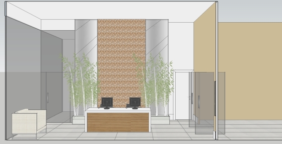 Recepção empresa Shopping Città América