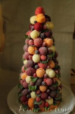 pièce montée en glace et sorbet