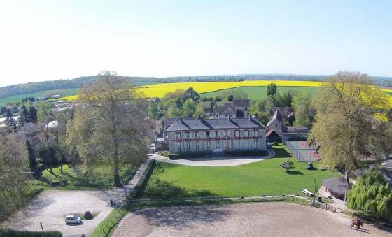 Vue aérienne du Domaine