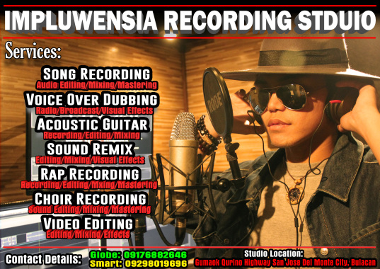 Impluwensia Recording Studio Philippines