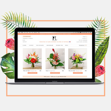 Site E-commerce - Fleurs Lointaines