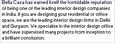 Bellacasa Interiors & Mgmt (P) Ltd