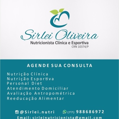 Nutricionista Sirlei Oliveira
