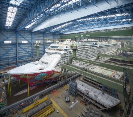 Bezoek Meyer werft Papenburg